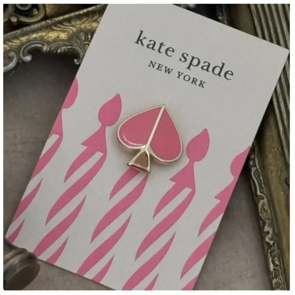 KATE SPADE • Happy Birthday Pink Heritage Collector’s Lapel Pin
NWT - Picture 3 of 3